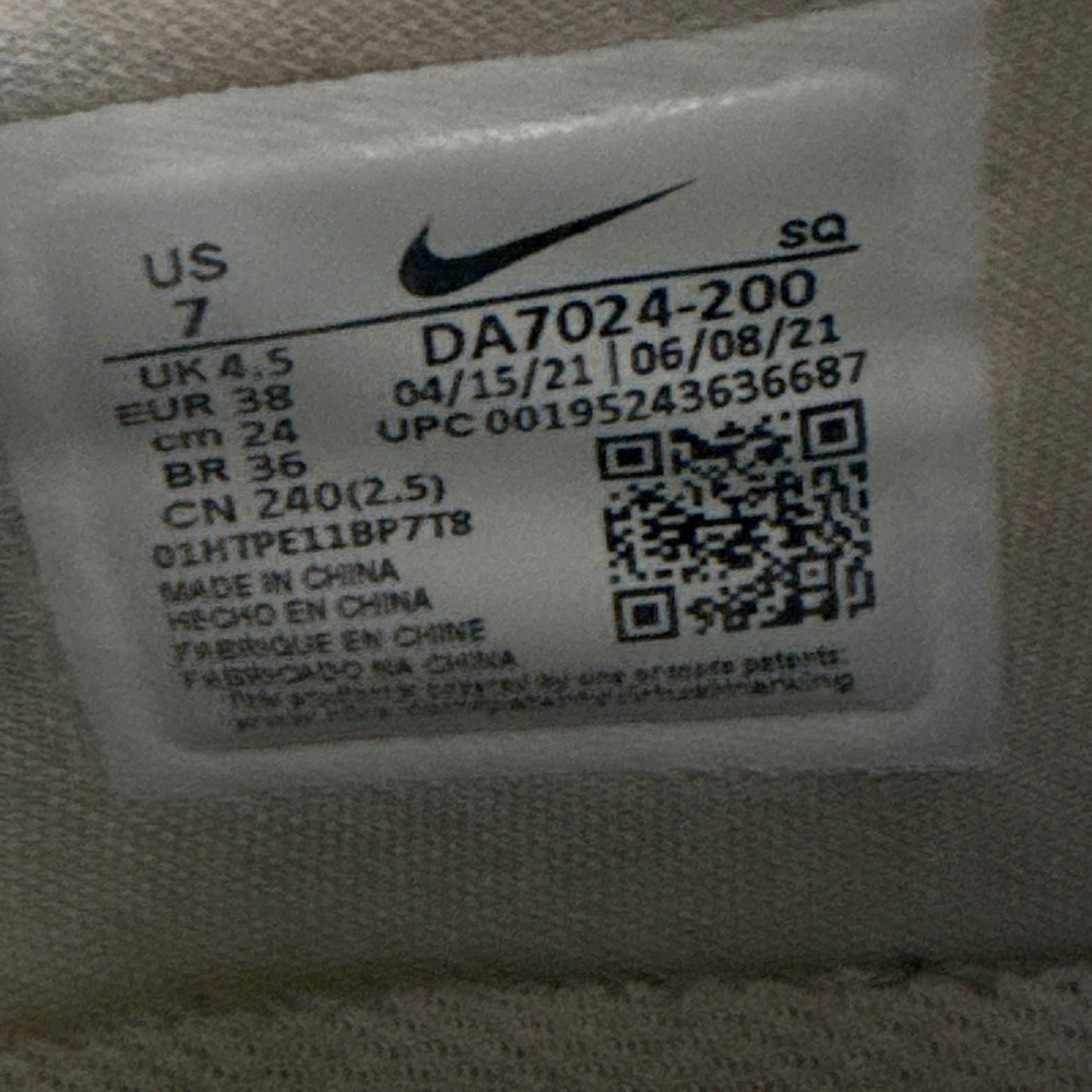 Nike Air Force 1 Fontanka Pearl White University Red DA7024-200 Womens Size 7 - Picture 11 of 11